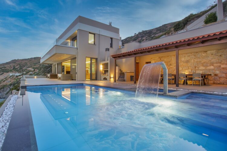 Agean Dream Villa I Luxus Ferienvilla Kreta Mieten Pool