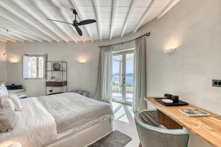 Agia Sofia Retreat Exklusives Ferienhaus Mykonos Mieten Schlafzimmer Paros