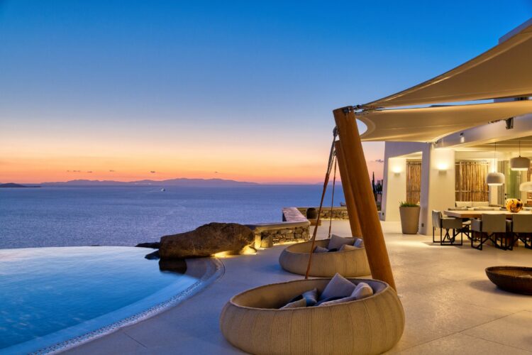 Agia Sofia Retreat Exklusives Ferienhaus Mykonos Mieten Sunset