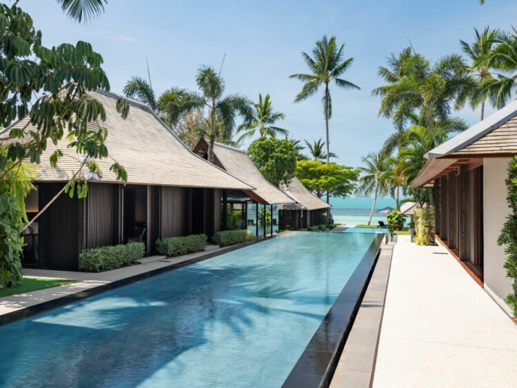 Akatsuki Luxus Ferienhaus Koh Samui Thailand Pool