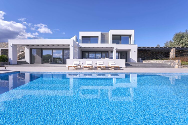 Ammoudara Beach Villa Luxuriöses Ferienhaus Kreta Ostküste Pool