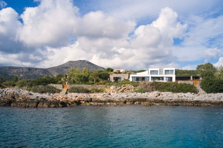 Ammoudara Beach Villa Luxus Ferienhaus Kreta Ostküste Outdoor Lage Am Meer