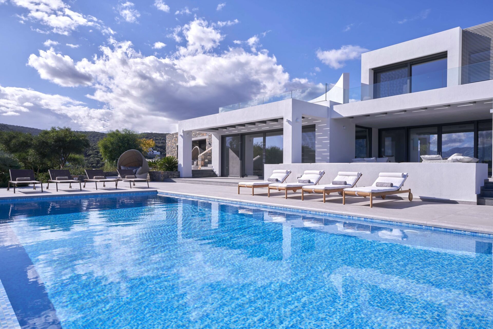 Ammoudara Beach Villa Luxus Ferienvilla Kreta Ostküste Pool