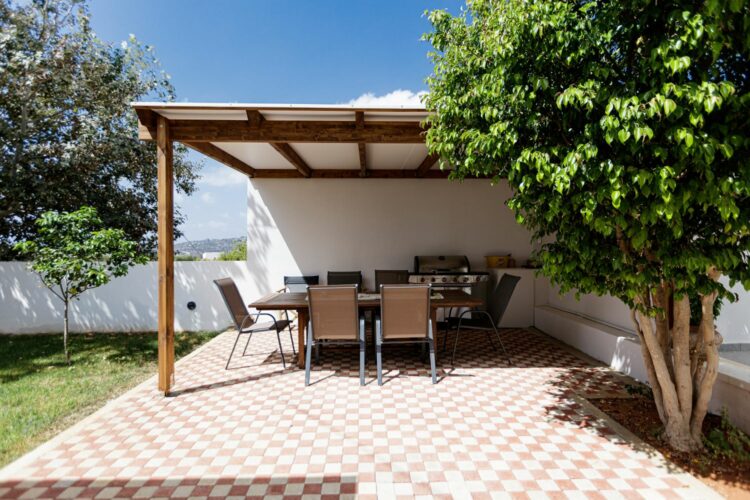 Aroni Residence Luxus Ferienhaus Kreta Bbq