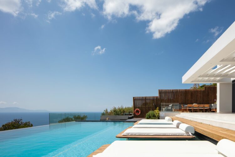 Bay Residence Luxuriöses Ferienhaus Kreta Griechenland Detail Daybeds