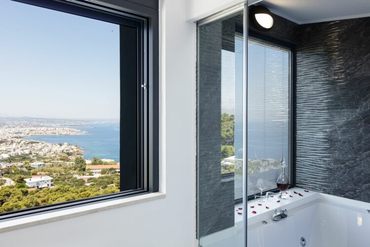 Bay Residence Luxus Ferienvilla Kreta Griechenland Detail Badewanne