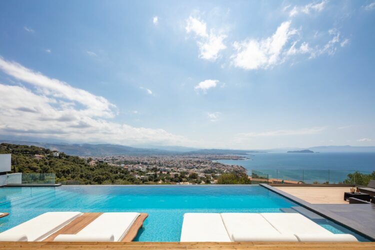 Bay Residence Luxus Villa Kreta Griechenland Traumhafter Pool