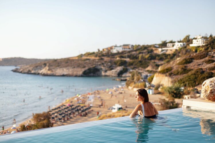 Beach Cape Villa Luxus Ferienvilla Kreta Am Strand Mieten Lage Am Kalathas Beach