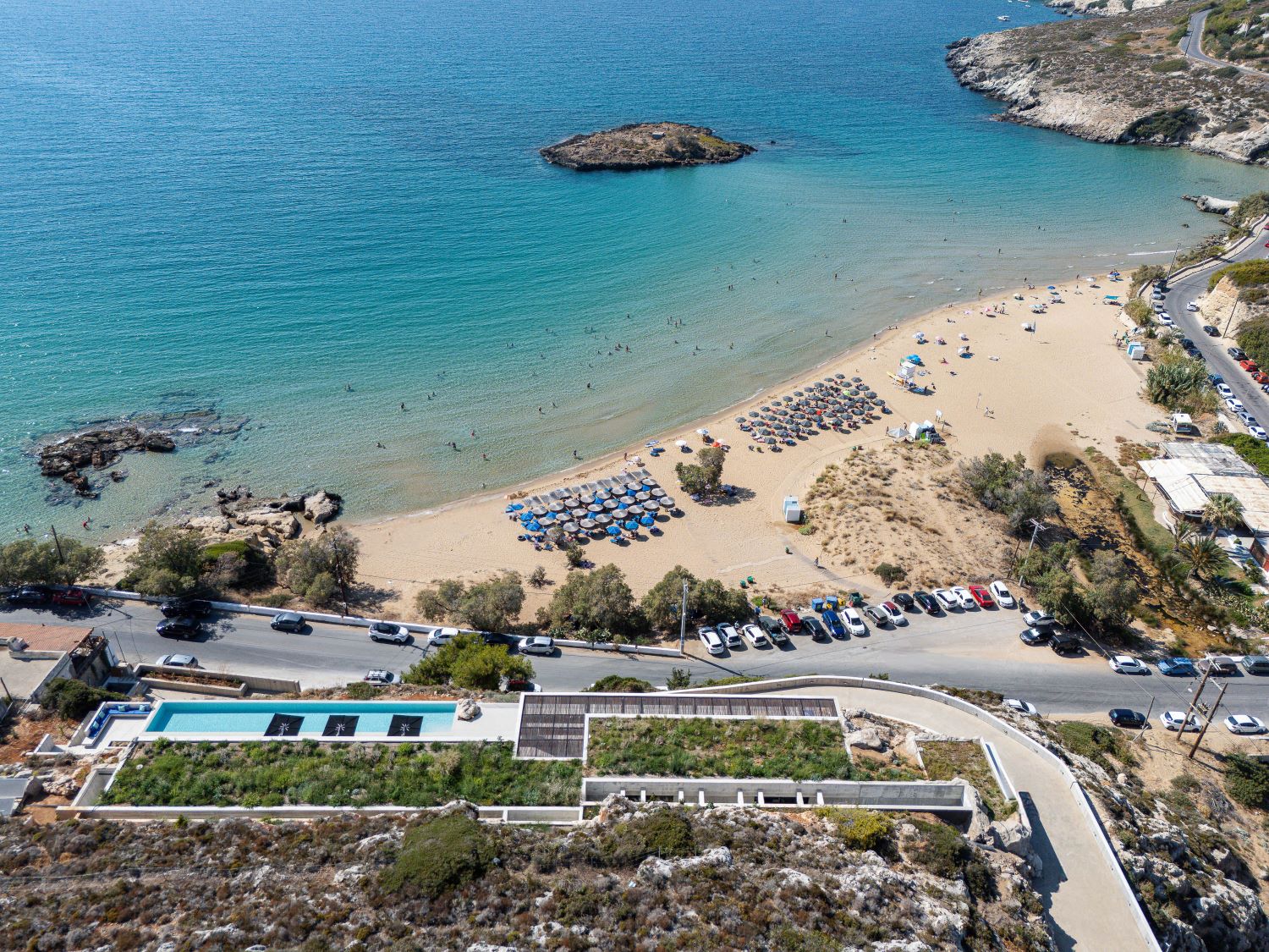 Beach Cape Villa Traumhaftes Ferienhaus Kreta Am Strand Mieten Lage Am Strand