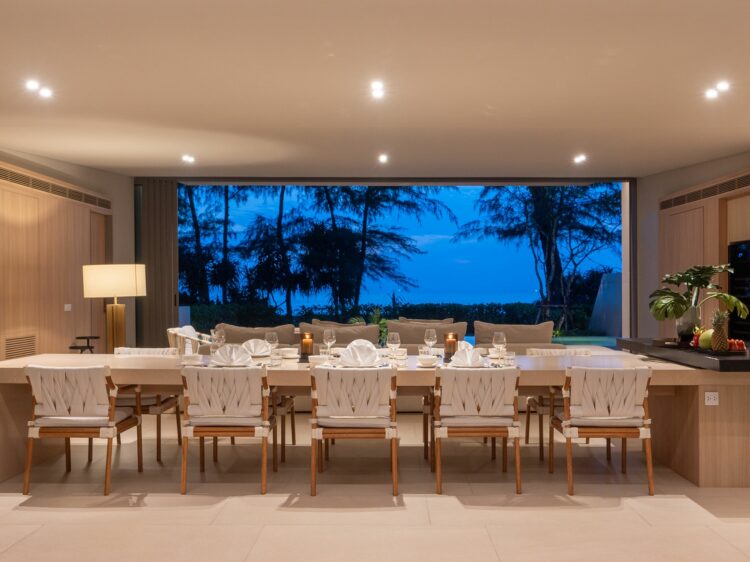 Beach Villa No 6 Luxus Ferienvilla Thailand Natai Mieten Essen