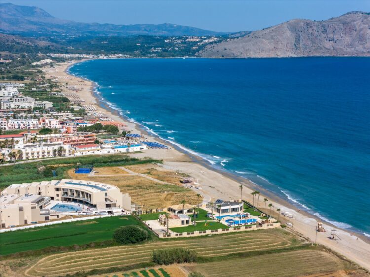 Beachfront Estate Luxus Ferienhaus Kreta Mieten Lage