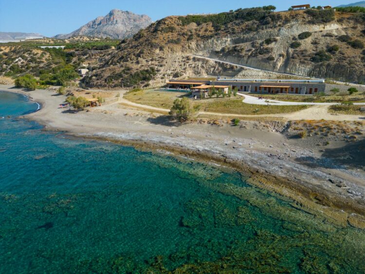 Beachvilla Meakis East Luxus Ferienvilla Kreta Süden Mieten Lage Direkt Am Strand