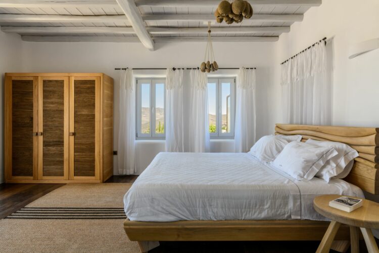 Blue Sky Villa Exklusives Ferienhaus Mykonos Mieten Schlafen