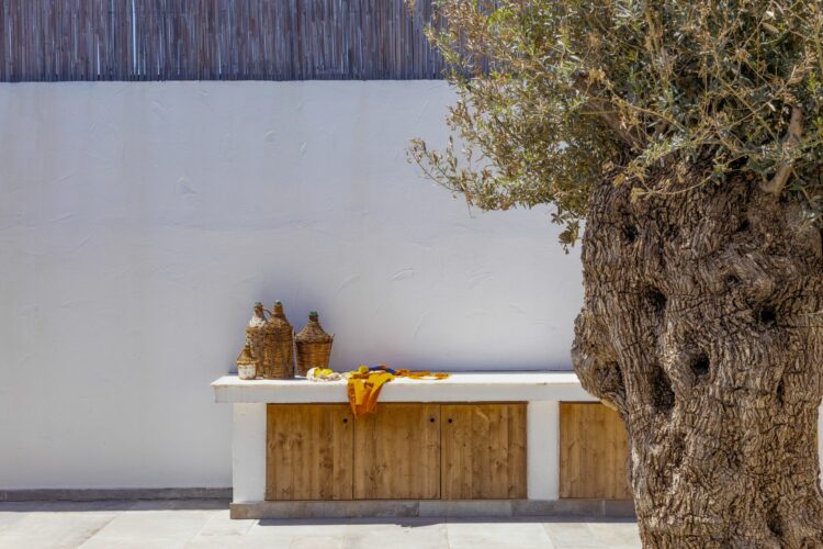 Boho Beachhouse Luxus Ferienhaus Rhodos Mieten Außenküche