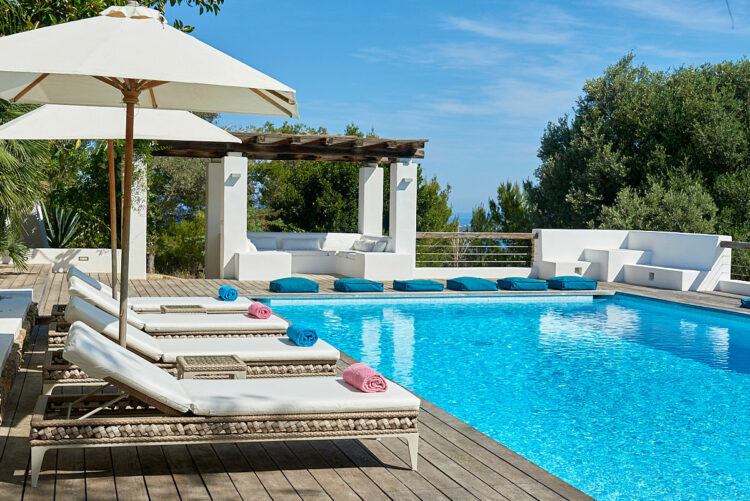 Can Blau Luxus Ferienhaus Ibiza Mieten Liegen Am Pool