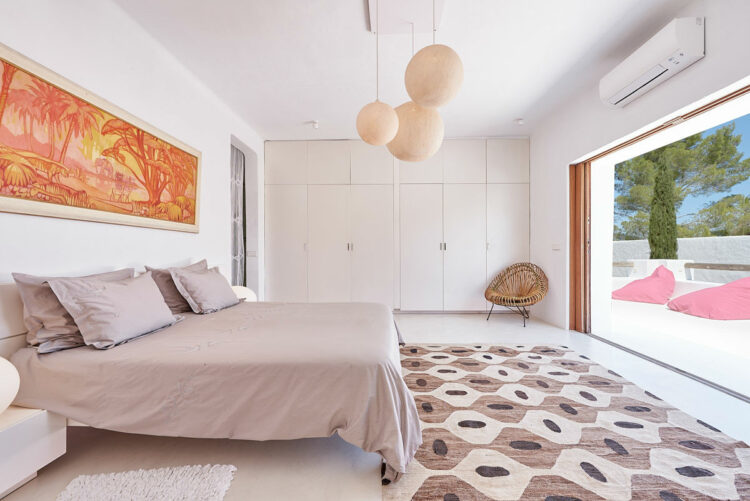 Can Blau Luxus Ferienhaus Ibiza Mieten Schlafzimmer 1