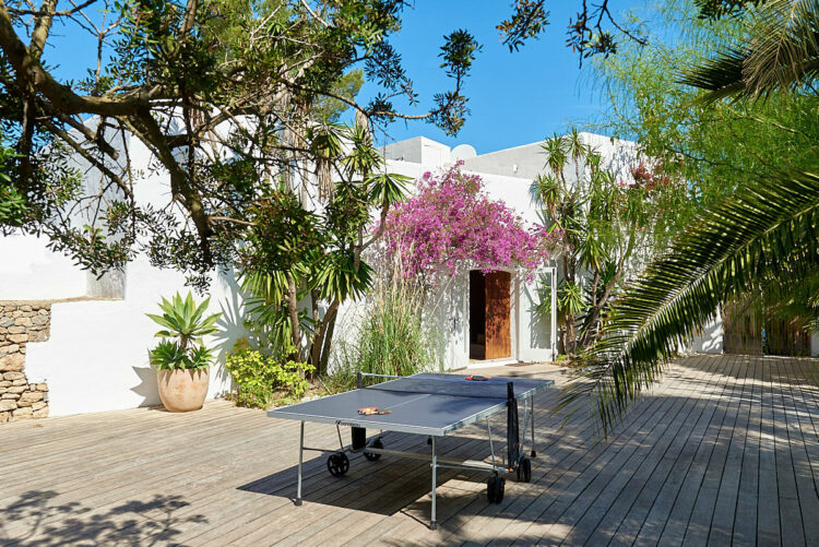 Can Blau Luxus Ferienhaus Ibiza Mieten Tischtennis