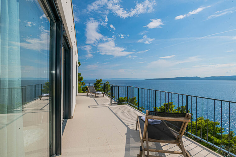 Casa Bellissima Luxus Ferienhaus Kroatien Mieten Balkon