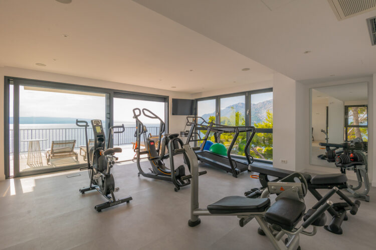 Casa Bellissima Luxus Ferienvilla Kroatien Mieten Gym