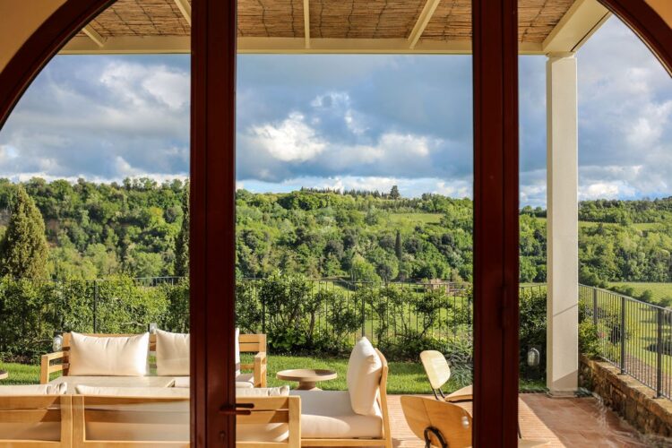 Casa Fienile In Chianti Luxus Ferienhaus Toskana Italien Ausblick
