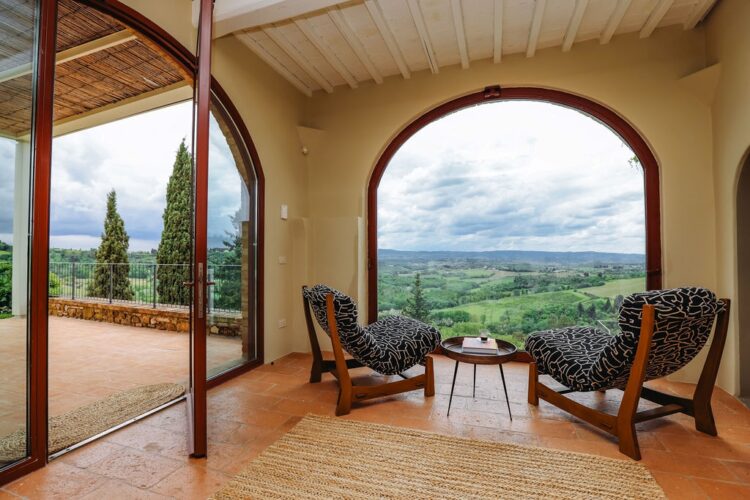 Casa Fienile In Chianti Luxus Ferienhaus Toskana Italien Ausblick Detail