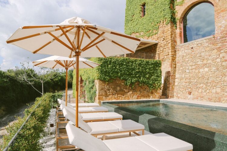 Casa Fienile In Chianti Luxus Ferienhaus Toskana Italien Pool Liegen
