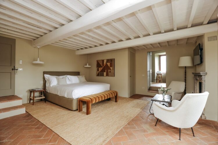 Casa Fienile In Chianti Luxus Ferienhaus Toskana Italien Schlafzimmer