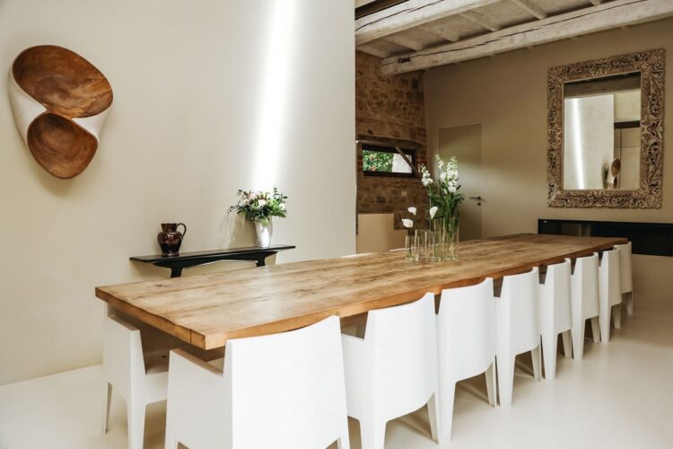 Casa Fienile In Chianti Luxus Ferienvilla Toskana Italien Essbereich