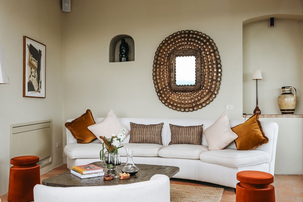 Casa Fienile In Chianti Luxus Ferienvilla Toskana Italien Wohnzimmer