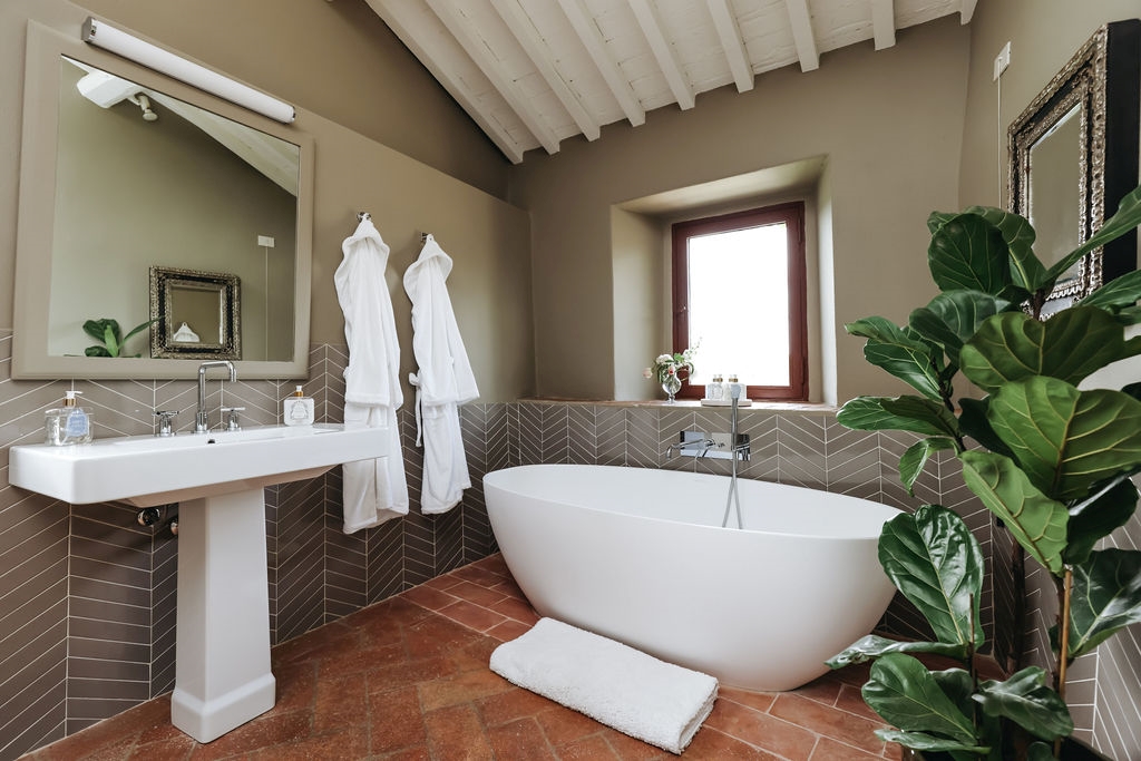 Casa Fienile In Chianti Luxus Villa Toskana Italien Mieten Badewanne