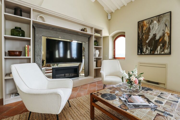 Casa Fienile In Chianti Luxus Villa Toskana Italien Mieten Tv Zimmer