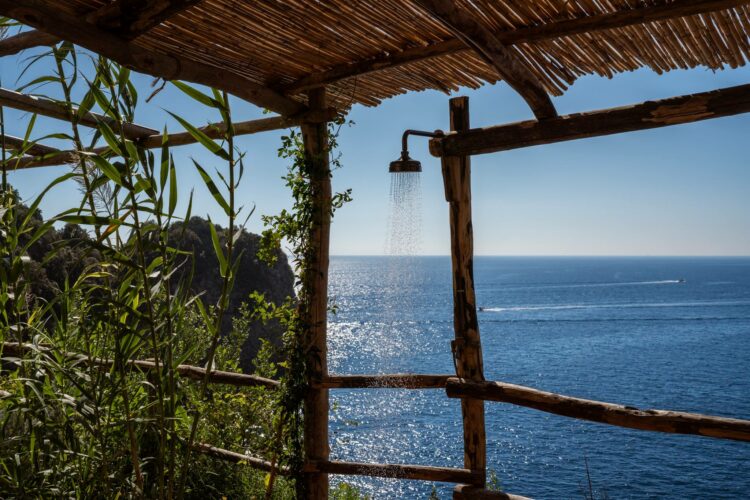 Casa Giardino Amalfi Luxus Ferienvilla Italien Mieten Dusche