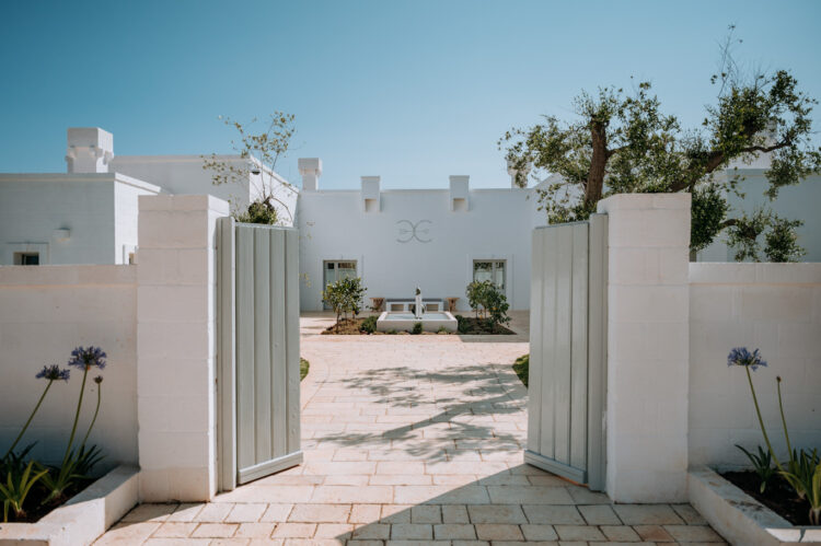 Casa Vivere Luxus Ferienhaus Italien Apulien Mieten Eingang