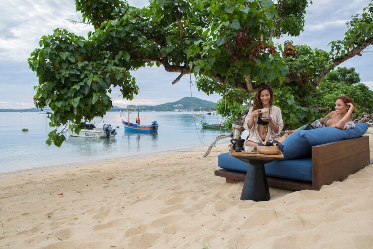 Clay Beach Villen Exklusive Ferienvilla Koh Samui Beach Lounge