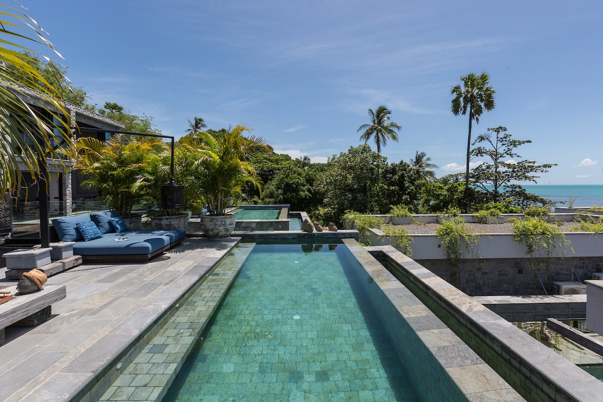 Clay Beach Villen Exklusives Ferienhaus Koh Samui Pools Der Suiten Detail