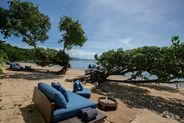 Clay Beach Villen Traumhafte Ferienvilla Koh Samui Beach Lounge