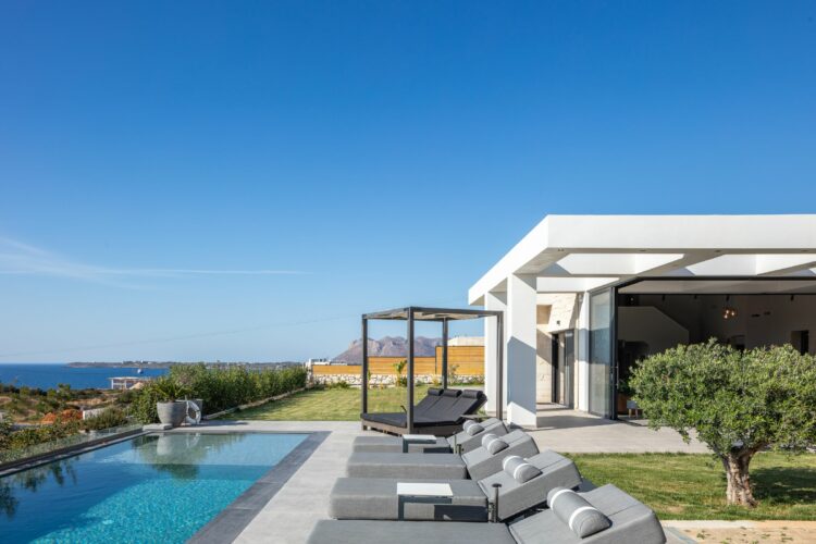 Cosy Home Chania Luxus Ferienhaus Kreta Pool Mit Liegen