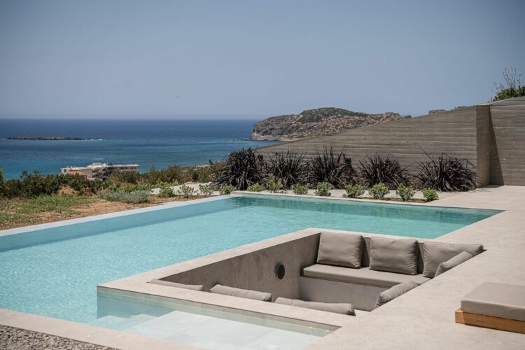 Design Villa Falassarna Beach Ii Luxus Ferienhaus Kreta Mieten Pool