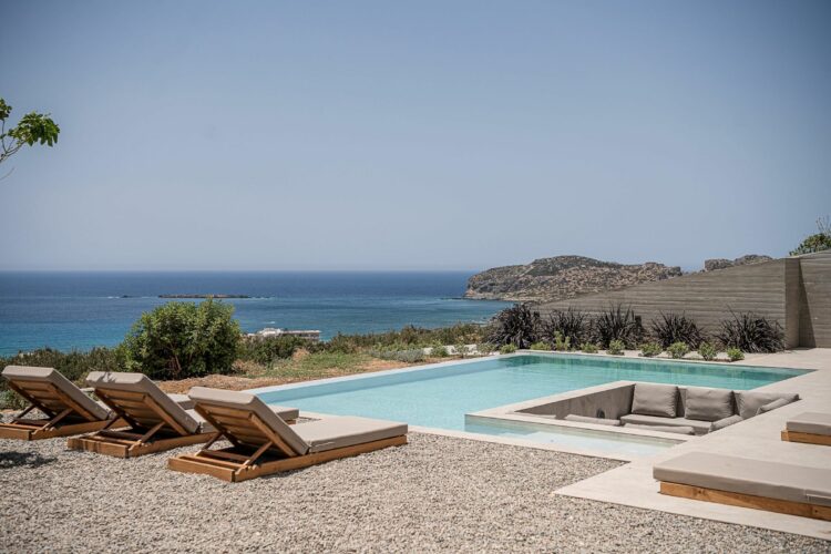 Design Villa Falassarna Beach Ii Luxus Ferienhaus Kreta Mieten Pool Mit Meerblick