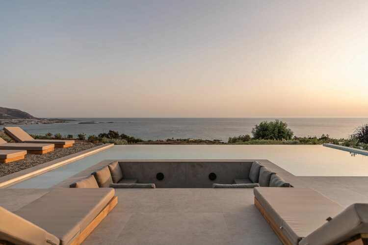 Design Villa Falassarna Beach Ii Exklusives Ferienhaus Kreta Mieten Infinitypool