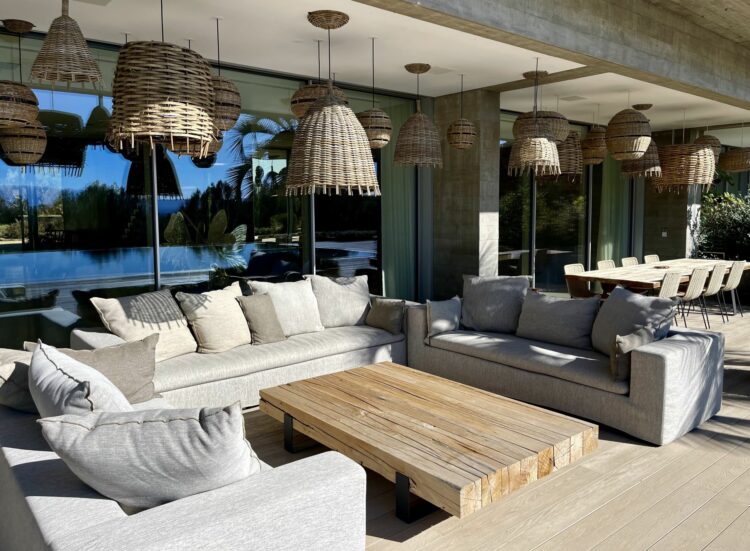 Design Villa Saint Victoire Luxuriöses Ferienhaus Provence Outdoor Lounge