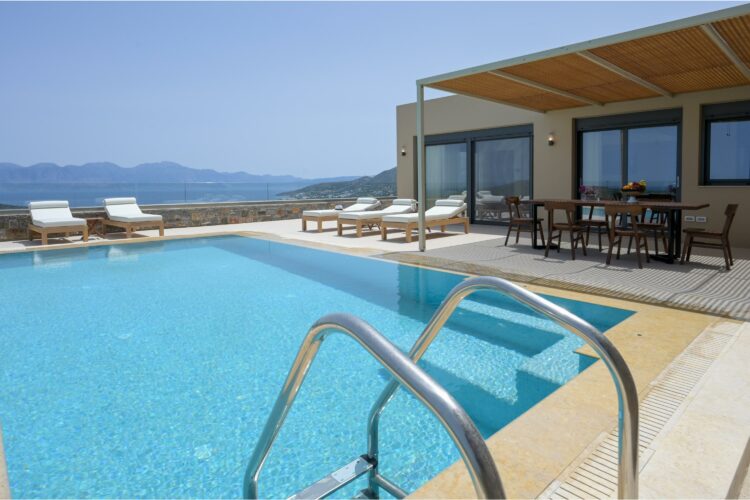 Epic View Villa Luxuriöses Ferienhaus Kreta Pool