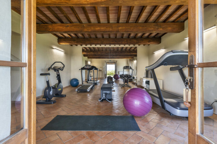 Farmhouse Castellina In Chianti Luxus Ferienvilla Toskana Mieten Gym