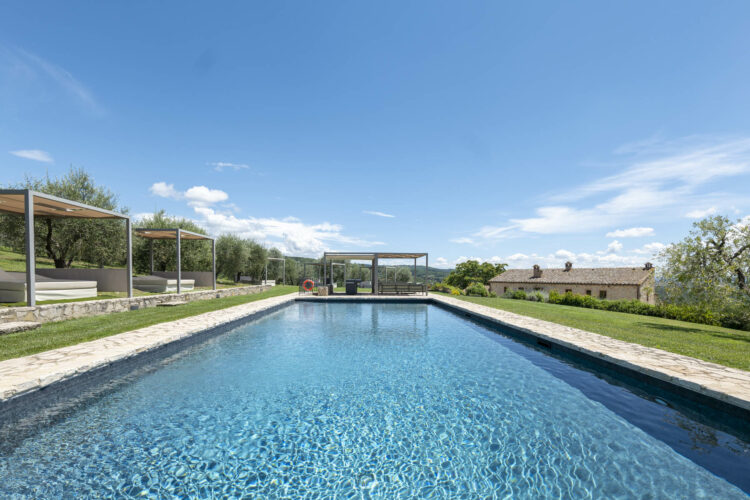 Farmhouse Castellina In Chianti Luxus Ferienvilla Toskana Mieten Pool