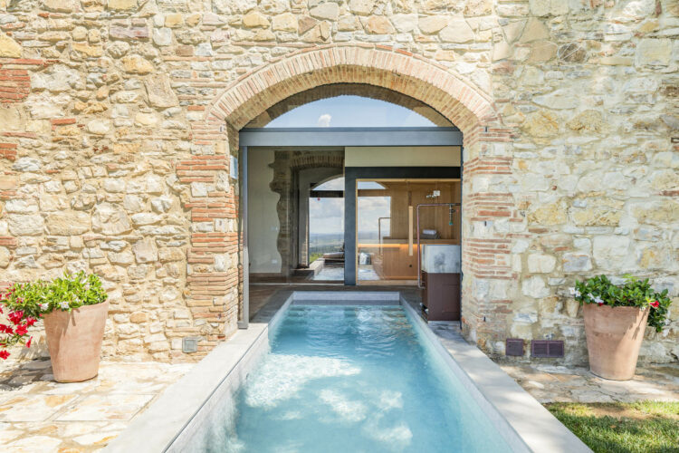 Farmhouse Castellina In Chianti Luxus Ferienvilla Toskana Mieten Beheizter Pool