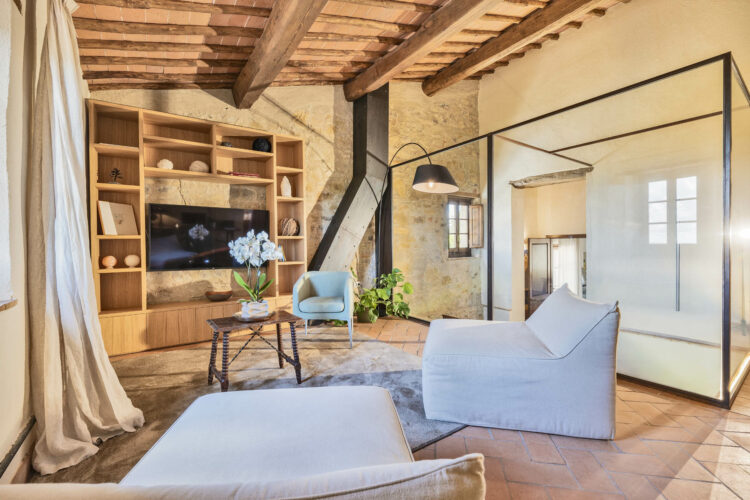Farmhouse Castellina In Chianti Luxus Ferienvilla Toskana Mieten Weitere Lounge