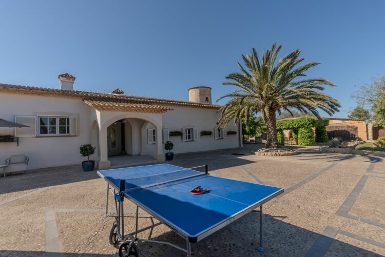 Finca Es Moli Luxuriöse Villa Mallorca Tischtennis