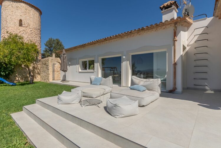 Finca Es Moli Traumhafte Villa Mallorca Detail Outdoor Lounge