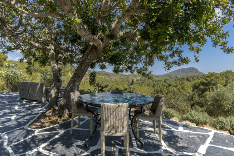 Finca Rural Luxus Ferienhaus Ibiza Mieten Blick In Die Natur