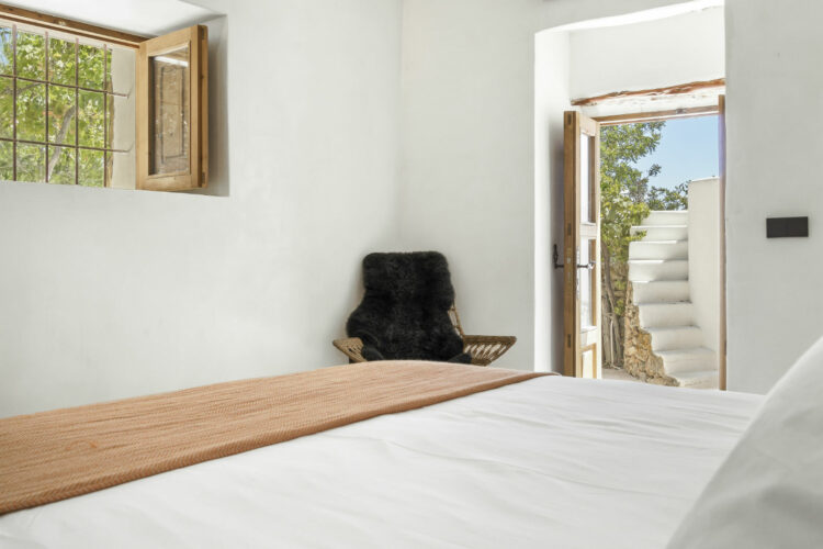 Finca Rural Luxus Ferienhaus Ibiza Mieten Detail Schlafzimmer 3